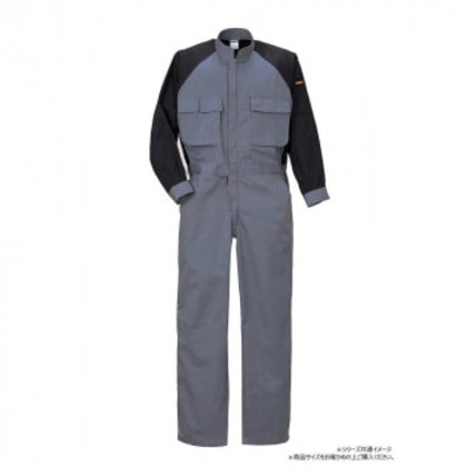 クレヒフク 綿ツナギ グレー S 211