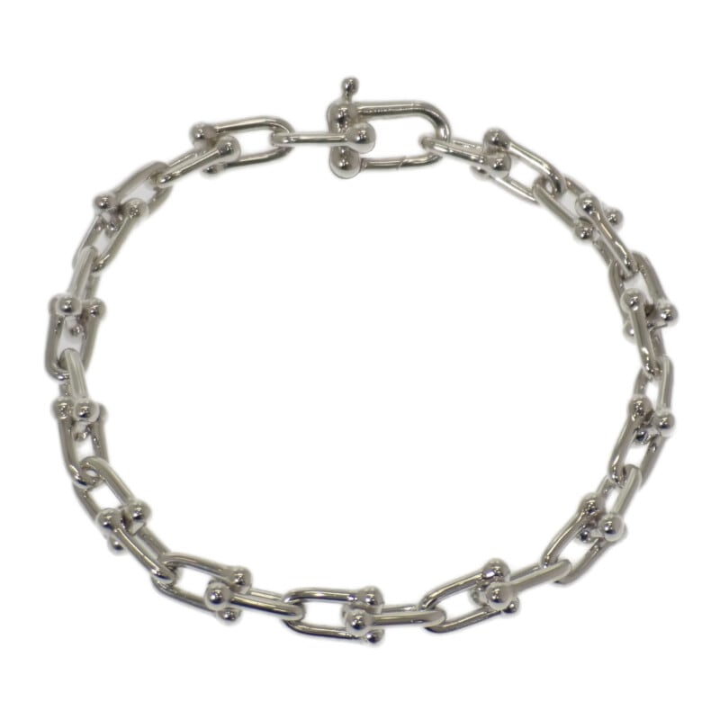 ハードウェア スモールリンク 60153083 ブレスレット シルバー925 ラージ メンズ【Aランク】