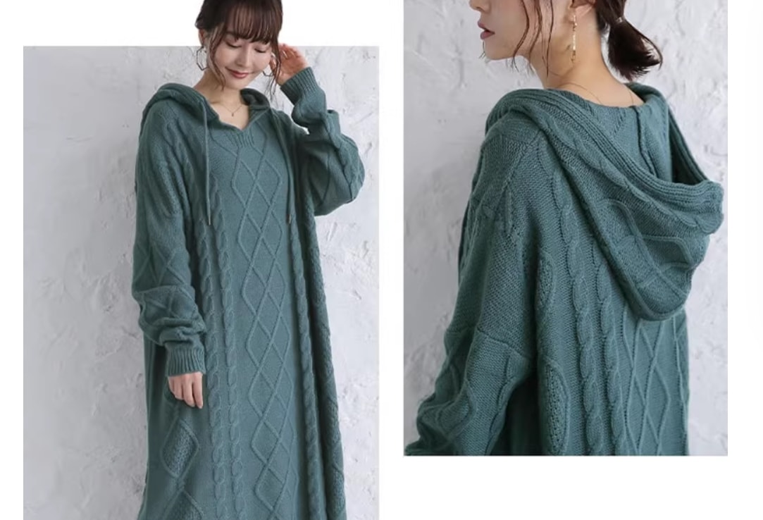 レディース ワンピース ニット フェミニン かわいい 大人可愛い きれいめ シンプル カジュアル 上品 おしゃれ ヴィンテージ ラブリー キュート 無地 オフィス ビジネス OL 通勤 学生 学校