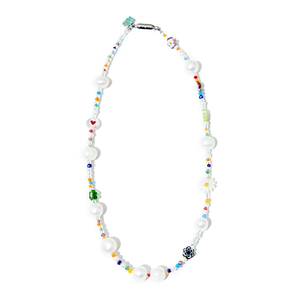 [ニュージーンズハリンニュージーンズヘインSEVENTEEN ジョシュアブスングァンWINNER キムジヌ 着用] Yrr PEARL MULTI NECKLACE #62
