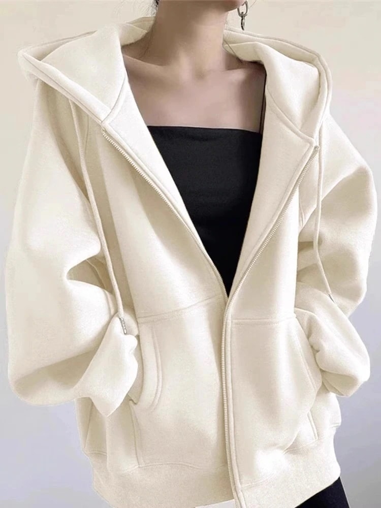 デザイン新作スフード付きアウターレディース レディースゆったりニューデザインスアウター 25の新作