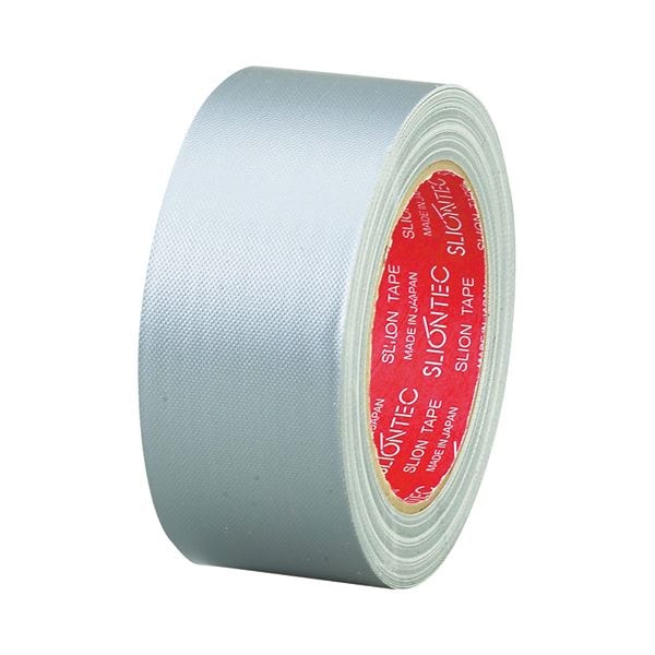 （まとめ） スリオンテック 布粘着テープ No.3390 50mm25m シルバー No.3390-50SI 1巻 30セット