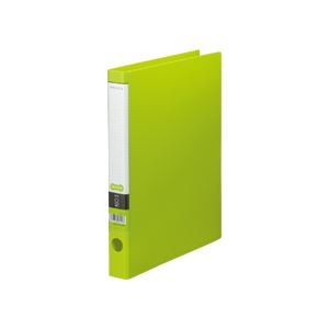 （まとめ） TANOSEE Oリングファイル A4タテ 2穴 170枚収容 背幅35mm ライトグリーン 1冊 30セット