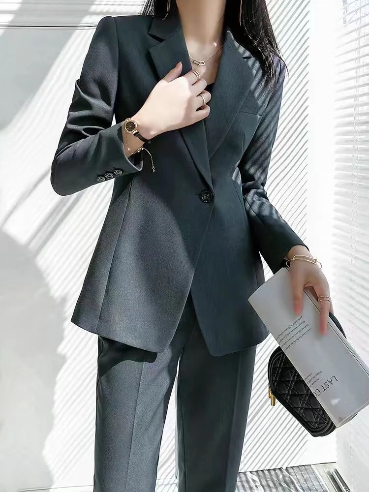 2025初春新品 通勤 入学式 レディース スーツセット 二点セット 卒業式 ママ スーツ セットアップ 14