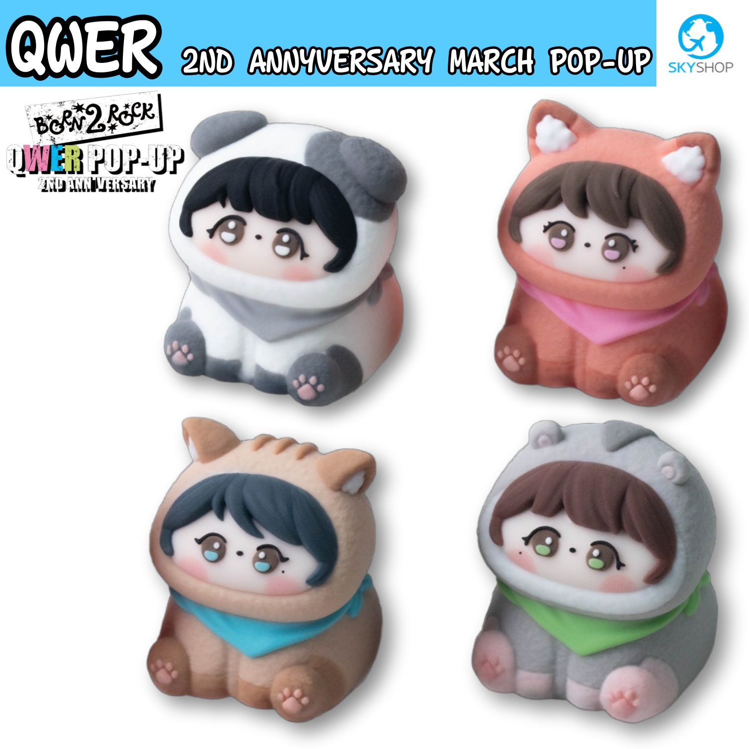 [特典] QWER MUSINSA POP-UP STORE (ARTISAN HANDMADE KEY CAP)