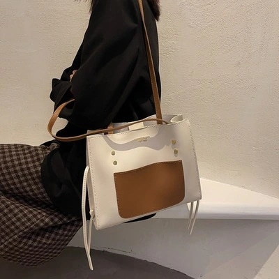 バック 大容量 2Way 母の日 トートバッグ ショルダーバッグ シンプル