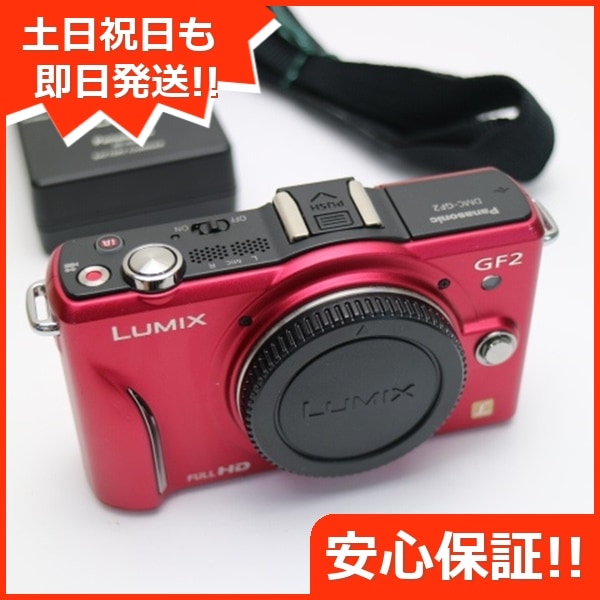良品DMC-GF2 ファインレッド ボディ Panasonic LUMIX デジタル一眼 103