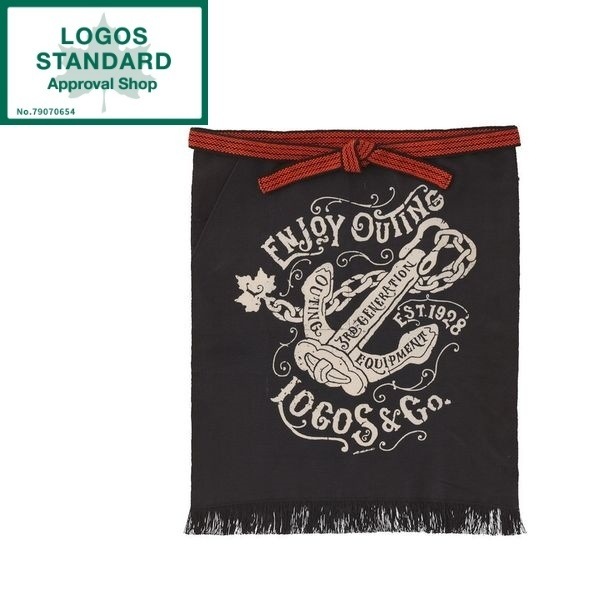 野外活動帆前掛（vintage ブラック） No.81090821