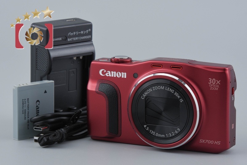 PowerShot SX700 HS レッド コンパクトデジタルカメラ