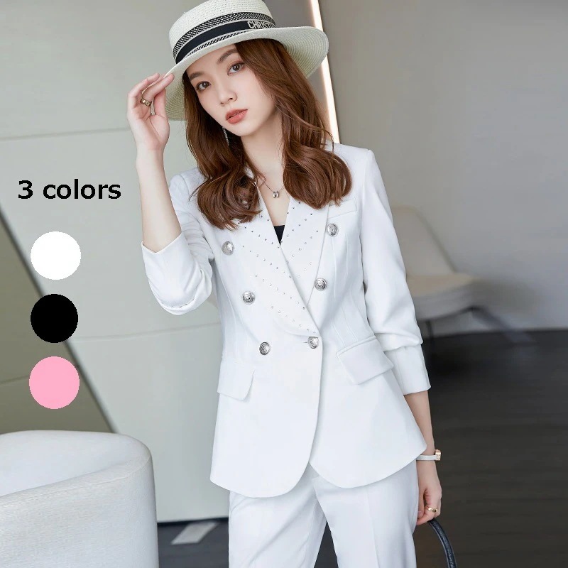 スーツセットアップ韓国ファッション入学式卒業式卒園式ママスーツスーツセットアップ　レディース 6,924円