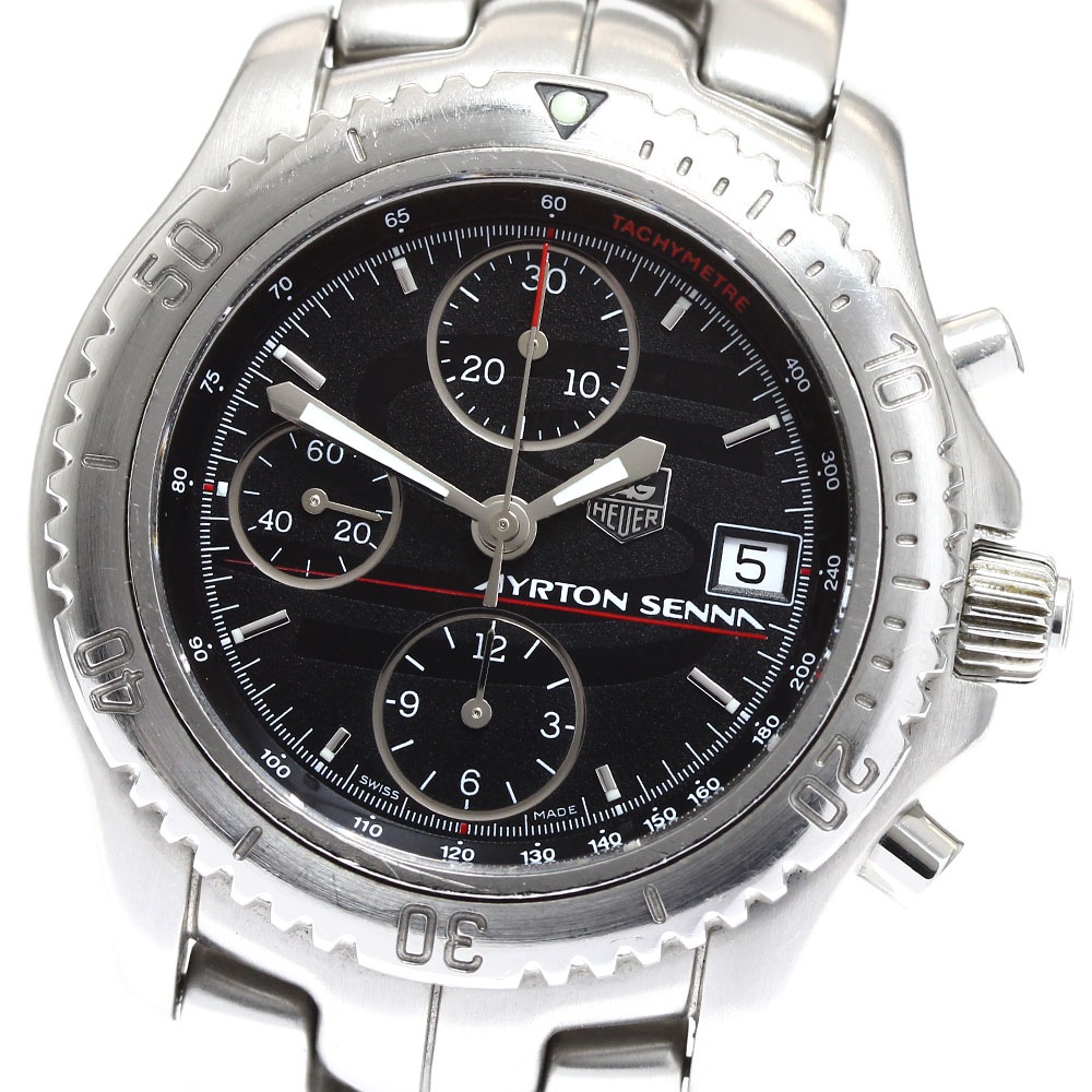 タグホイヤー TAG HEUER CT2114.BA0550 リンク アイルトン・セナ限定モデル 自動巻き メンズ _908237【中古】