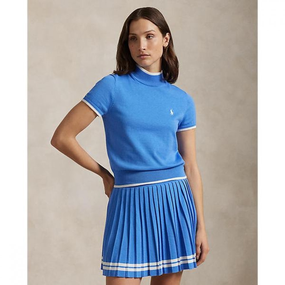 ポロ ゴルフ レディース ショートスリーブ モックネック セーター WMXGSWENC020071400