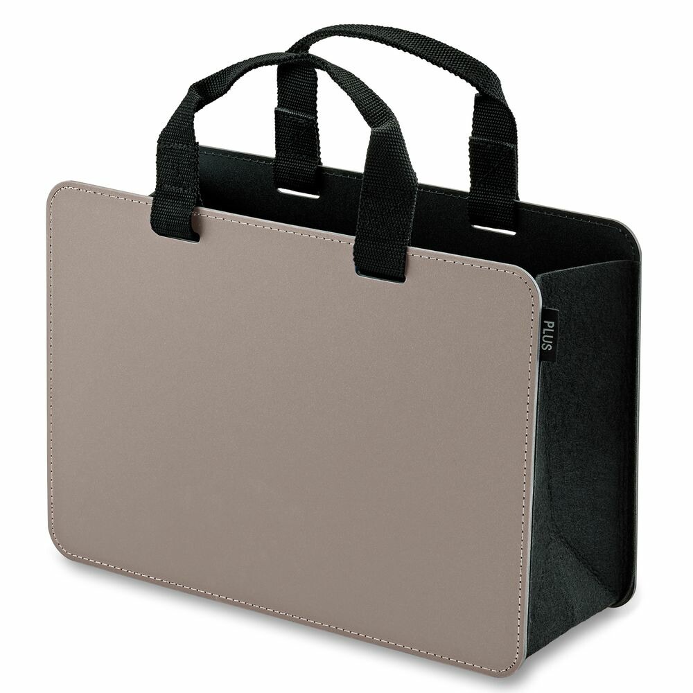 （まとめ買い）モバイルバッグ+ オフィス対応 社内移動用モバイルバッグ ワイドタイプ ベージュ FL-102MB [x3]