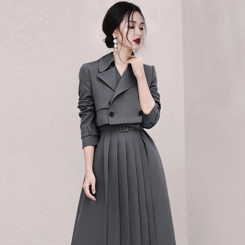 スーツスカートスーツビジネス特集 シニア 感覚 ス一ツ 早春 新生活応援 スーツ小さなセレブ気質 キャリアスーツドレスの 7,365円