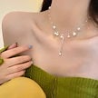 ラグジュ感あるパールネックレス・デザインアクセ