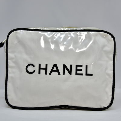 鑑定済 正規品 極美品 シャネル CHANEL 化粧ポーチ トラベル Qoo10] CHANEL 鑑定済 正規品 極美品 化粧ポーチ トラ : バッグ