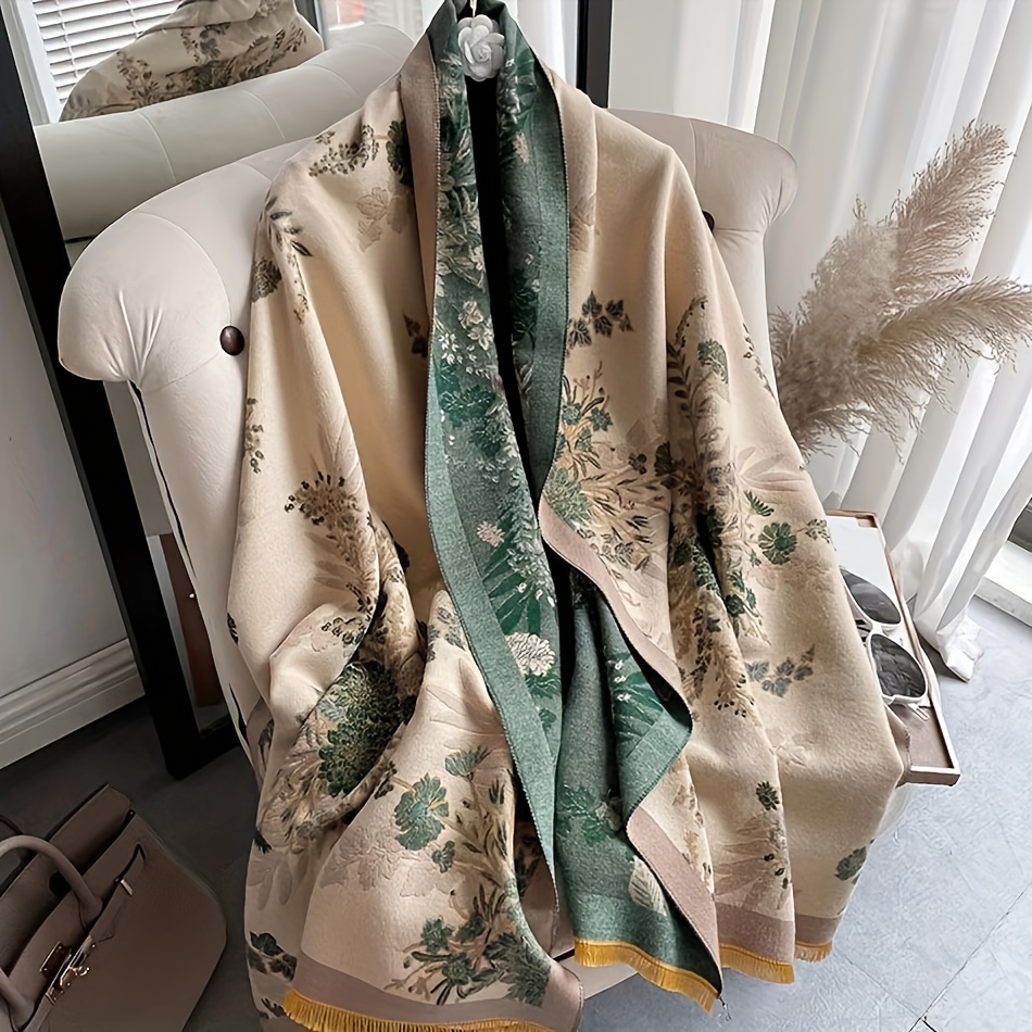 レディース コージー 厚手 暖かい スカーフ 秋冬 スタイル ショール ポリエステル ドライクリーニングのみ