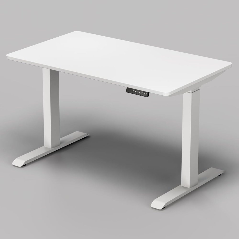 【新品アウトレット】山善 昇降デスク 電動 スタンディングデスク ELD-FS(MWH)/T1200(WH)北海道沖縄発送不可