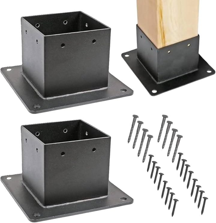 支柱固定金具 90ミリ角柱 ラティス ウッドフェンス バーコラ 90角(90mm 2個セット) 4,775円