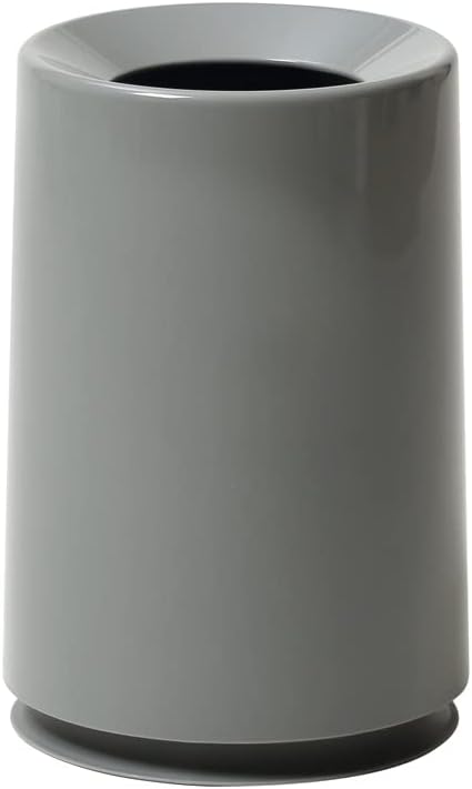 ideaco(イデアコ) ゴミ箱 丸形 6L 直径20高さ30cm TUBELOR ash gray (チューブラー アッシュグレー)