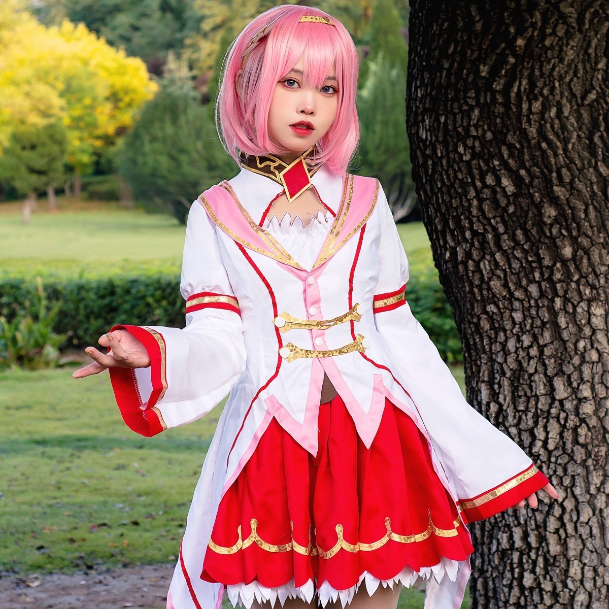 プリンセスリンク草野ユニホームコスプレ服レディース黒猫ケイユウイタチメイド服