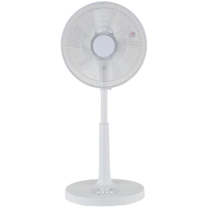 即納：おおたけ 扇風機 リビング型 押しボタン式 ホワイト 30cm GF-324T-W