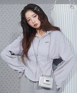 韓国発 IVE レイ着用!【OPENING PROJECT】Micro Chain Cross Bag Qoo10] [IVE レイ 着用] [OPENING