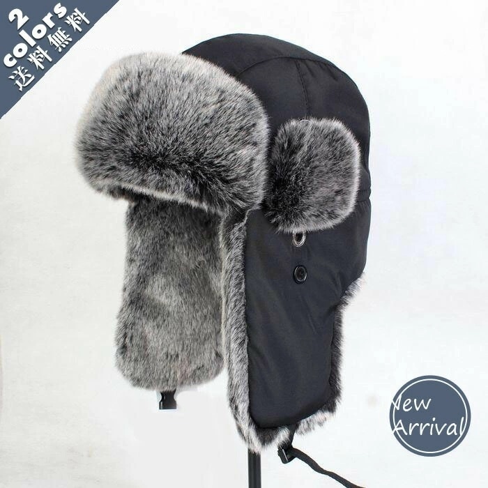 【夏セール！】大人気 キャップ ロシア帽 ボアキャップ フライトキャップ メンズ パイロットキャップ 秋冬 厚手 防寒 あったか フェイクファー 毛皮 帽子 耳あて付き 肌触りもよく 暖かい ファー帽