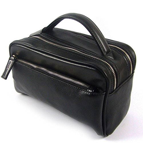 【新規OPEN】【期間限定】サフィアーノレザー牛革！ダブルファスナー！2WAYマルチセカンドバッグ