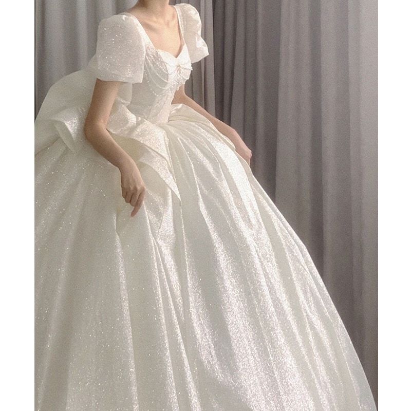 【急速出荷!】【新作登場】ウェディングドレス 白結婚式 ワンピース夏 ウェディングドレス パーティードレス 演奏会 発表会 キャバドレス ウェディングドレス パーティードレス 花嫁ドレス ベアトップ