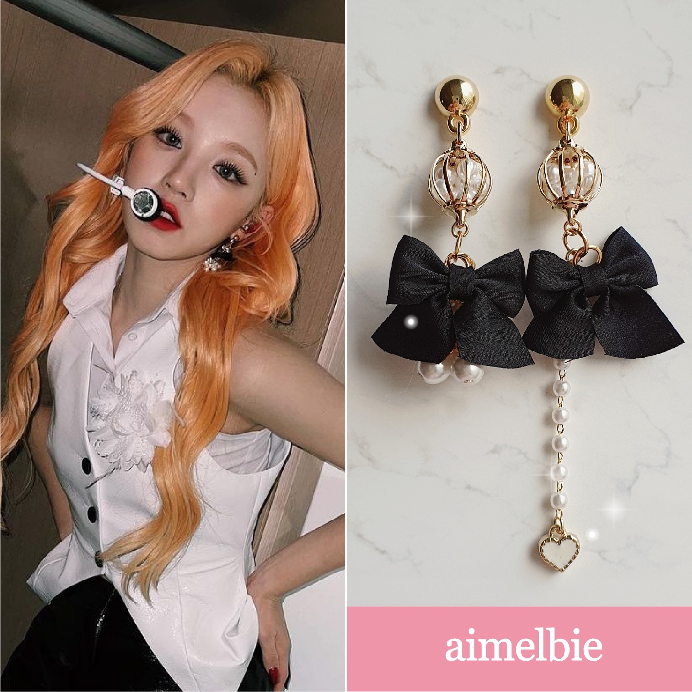 ☆(G)I-DLE ウギ着用☆【Hei】☆alice heart necklac.e☆ 5296248728.jpg
