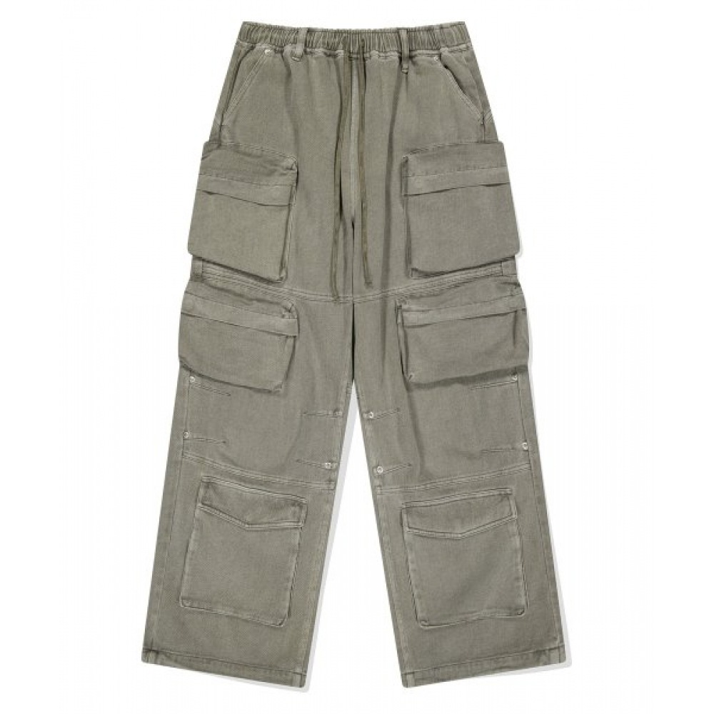 マハグリッド (マハグリッド) オーバーダイユーティリティパンツカーキ (MG2ESMD110A)