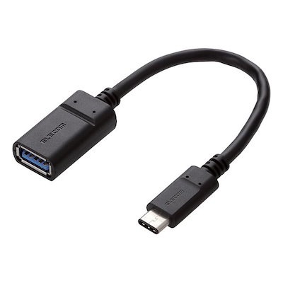 他サイト： エレコム USB3-AFCM01NBK USB3.1ケーブルUSB3.1ケーブル(Type-C-Standard-A) 0.15mの商品画像