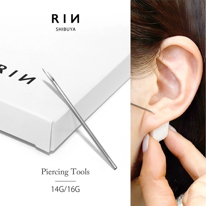 Qoo10] RIN ニードル 14G 16G ピアス ピアッ