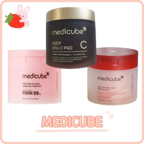 [トナーパッド3点セット] ディープ ビタC パッド70枚+PDRN ゲル トナーパッド70枚+レッド ソクシニック ピーリングパッド70枚 スキンケア 美白 素焼き にきび つぶし クッキングパッド