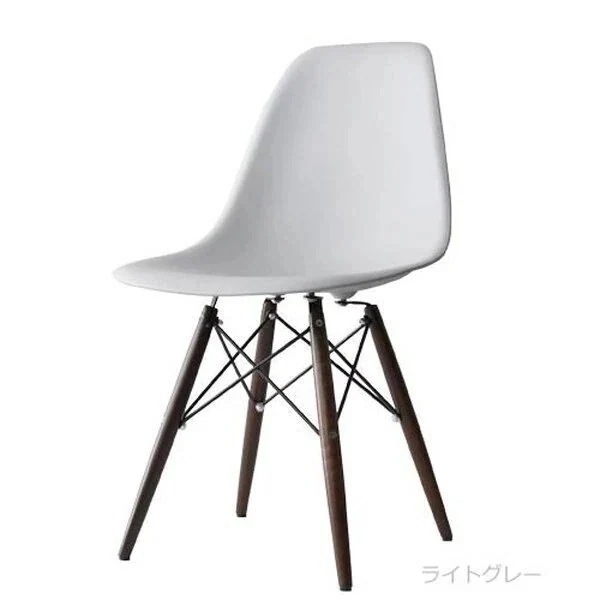 ダイニングチェア 椅子 おしゃれ イームズチェア DSW サイドシェルチェア ライトグレー 完成品 チェア いす イス 座面高44cm