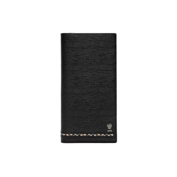 ブラックチェックラインポイント長財布 DBWA6E621
