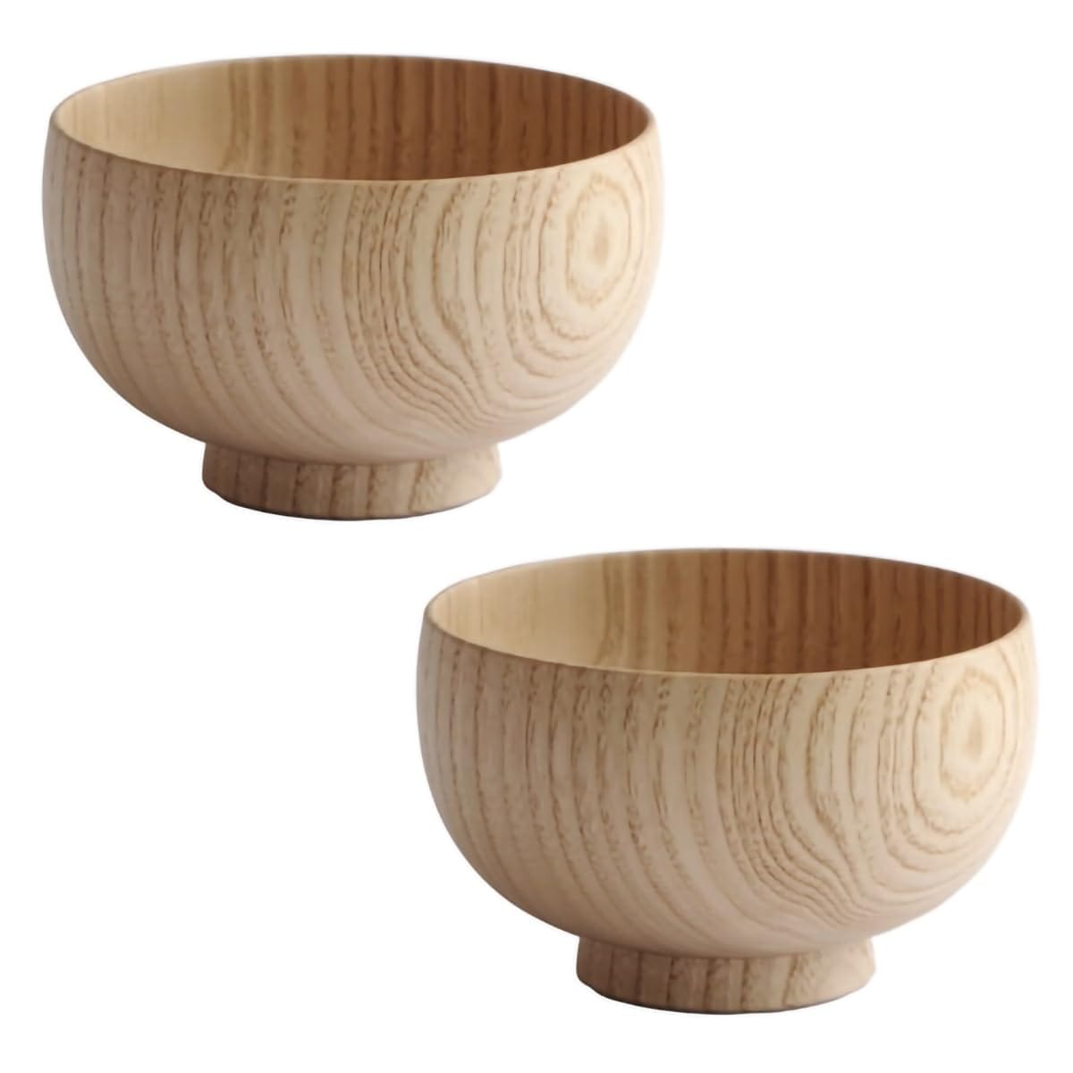 白鷺木工 しらさぎ椀 M 2個セット お椀 木製 みそ汁 日本製 天然木 栗