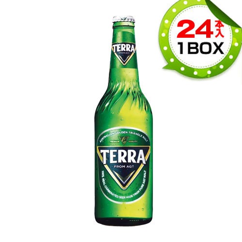 テラビール(瓶ビール1BOX=330mlｘ24本) TERRA 眞露ビール 韓国レギュラ 韓国お酒