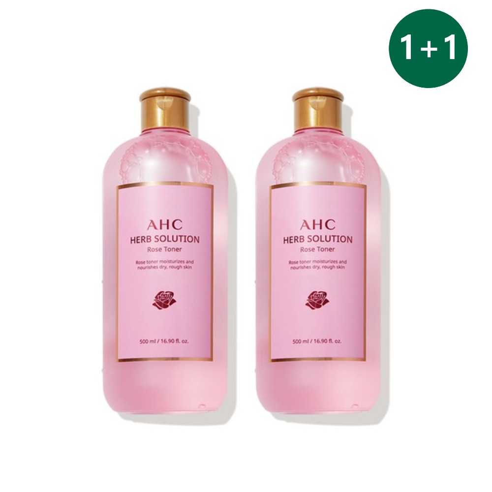 ハーブ ソリューション トナー 大容量 500ml ローズ 1 + 1