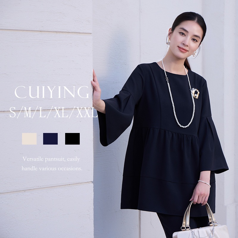 韓国スーツラウンドネックパンツファッションスーツ88662 4,700円