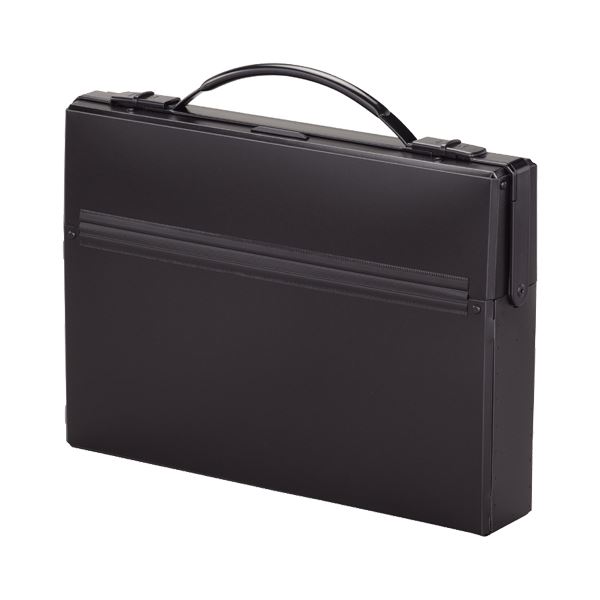 (まとめ) リヒトラブ ダレスバッグ A4 収納幅55mm 黒 A-660-24 1個 (×5セット)