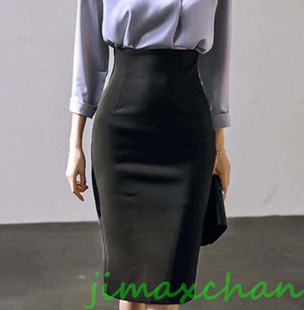 新生活 サマー 62CM/レディース無地 タイトスカート キシスカート フレア フォーマル ペンシルス