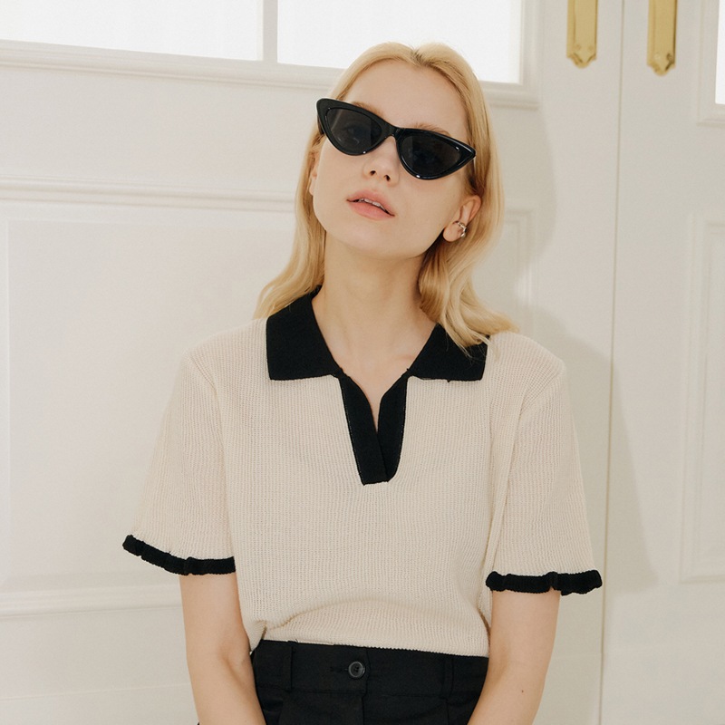 カラーニット(COLLAR KNIT)