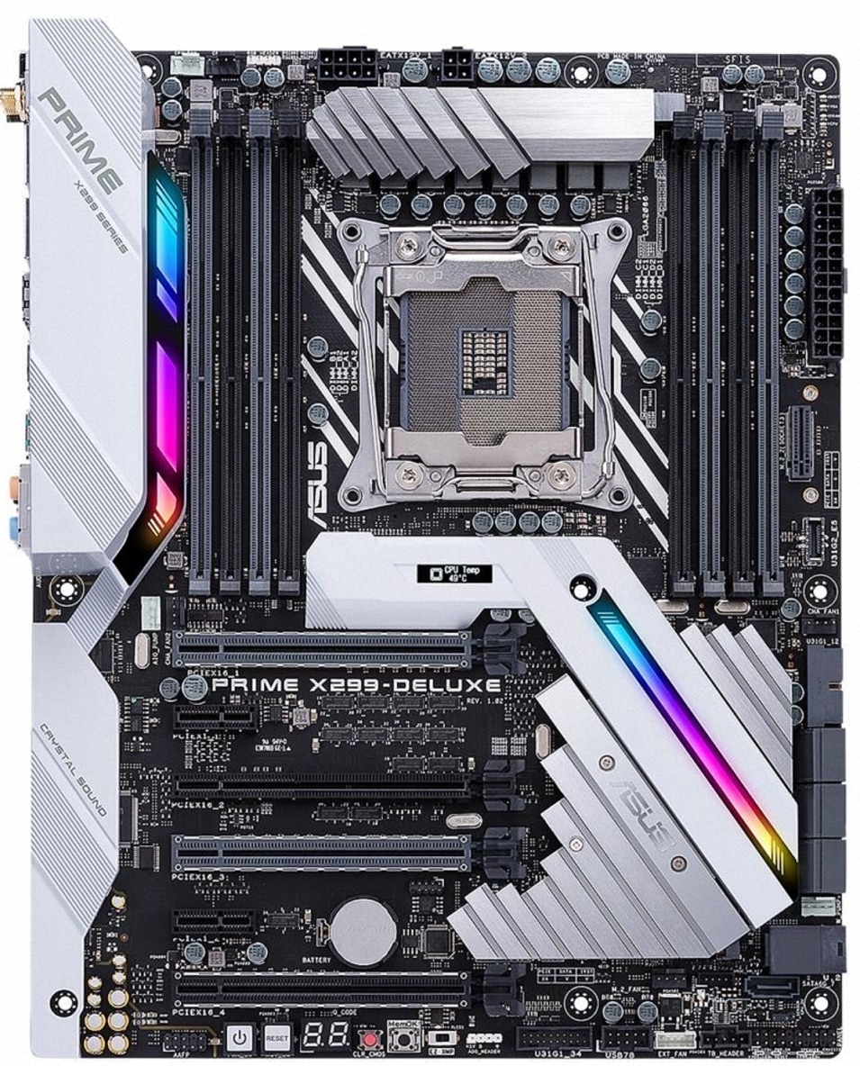 ASUS PRIME X299-Deluxe LGA 2066 Intel X299 SATA 6Gb/s USB