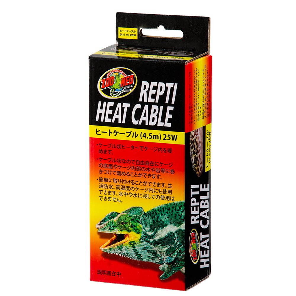ＺＯＯＭＥＤ　レプティヒートケーブル　２５Ｗ　４．５ｍ　爬虫類　両生類　パネルヒーター　保温　ＣＲＣ17―33―20―00―00 5,599円