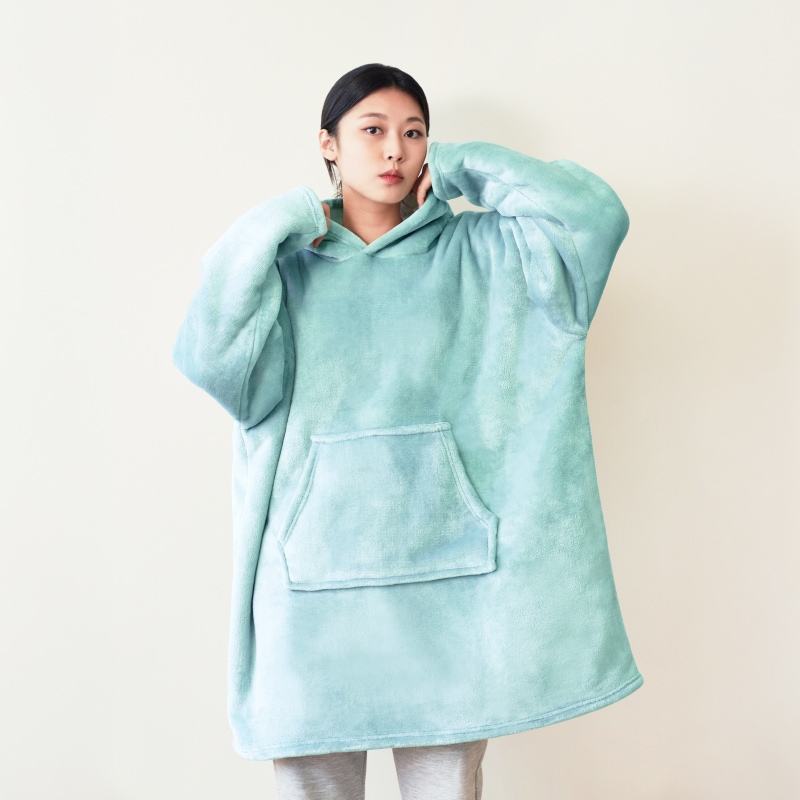 シープボア 着る毛布 (Hoodie Blanket)