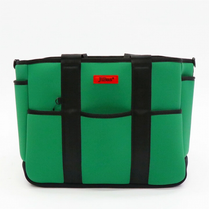 超軽量 たっぷり 入る 大容量 バッグ JiBas ジバス ジムバッグ グリーン バック 6644