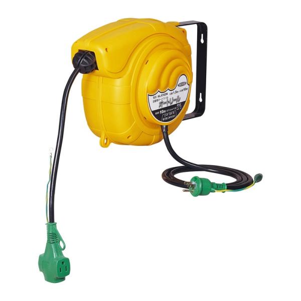 日動 オートリール 15A×10m AL－E103N 電動工具 電工ドラム コード 電工ドラム １０Ｍ