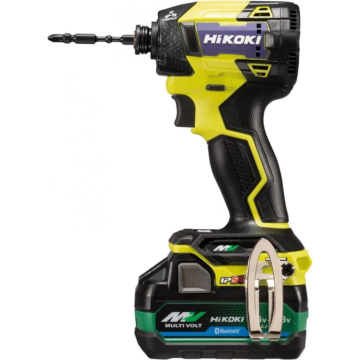 【在庫有・即納】【30台限定特価】HiKOKI 36V 充電式 インパクトドライバ スパイダーイエロー 2ポート充電器 WH36DD(2XHYSZ)